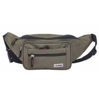 Lorenz  Polyester Unisex Bumbag with 5 Zips