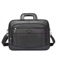 KaiTak Shiny Polyester Twin Top Zip Expandable Laptop/Work Bag