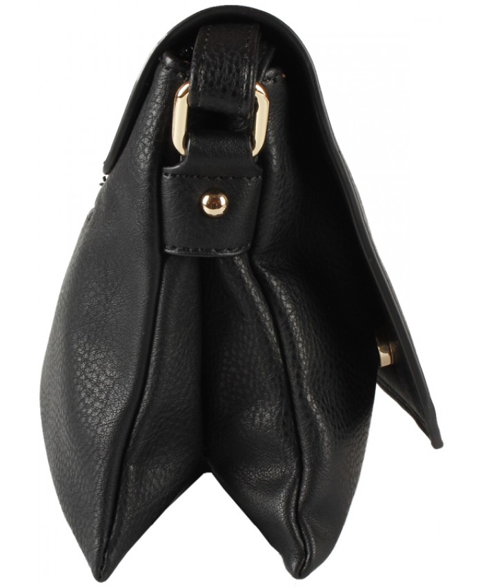 Lorenz Accessories Faux Leather Flapover X-Body Bag | Stafford Wholesale