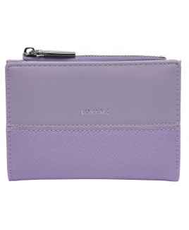 Lorenz Small PU Purse Wallet with Top Zip